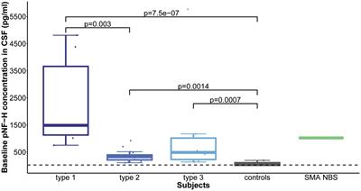 Phosphorylated neurofilament heavy chain in cerebrospinal fluid and plasma as a Nusinersen treatment response marker in childhood-onset SMA individuals from Serbia